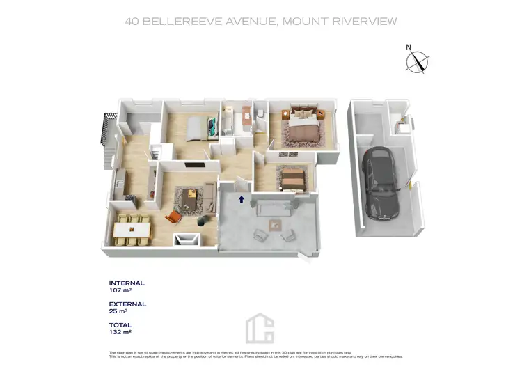 Floorplan of Homely house listing, 40 Bellereeve Avenue, Mount Riverview NSW 2774