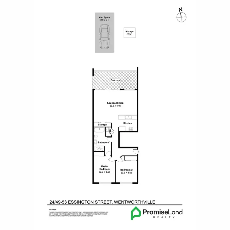 Floorplan of Homely apartment listing, 24/49-53 Essington Street, Wentworthville NSW 2145