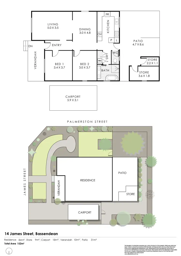Floorplan of Homely house listing, 14 James Street, Bassendean WA 6054