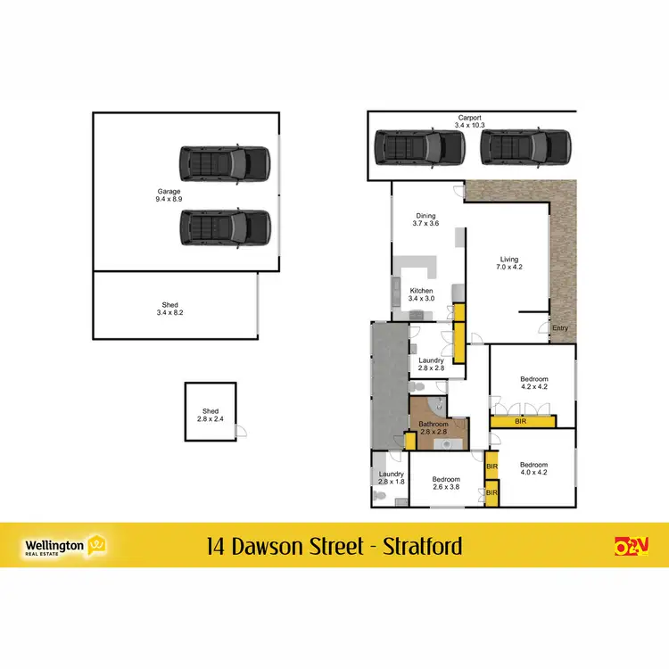 Floorplan of Homely house listing, 14 Dawson Street, Stratford VIC 3862
