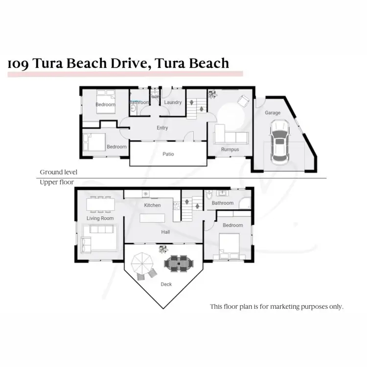 Floorplan of Homely house listing, 109 Tura Beach Drive, Tura Beach NSW 2548