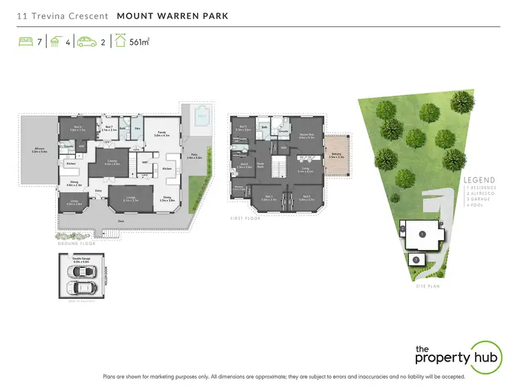 Floorplan of Homely house listing, 11 Trevina Crescent, Mount Warren Park QLD 4207