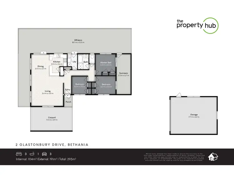 Floorplan of Homely house listing, 2 Glastonbury Drive, Bethania QLD 4205