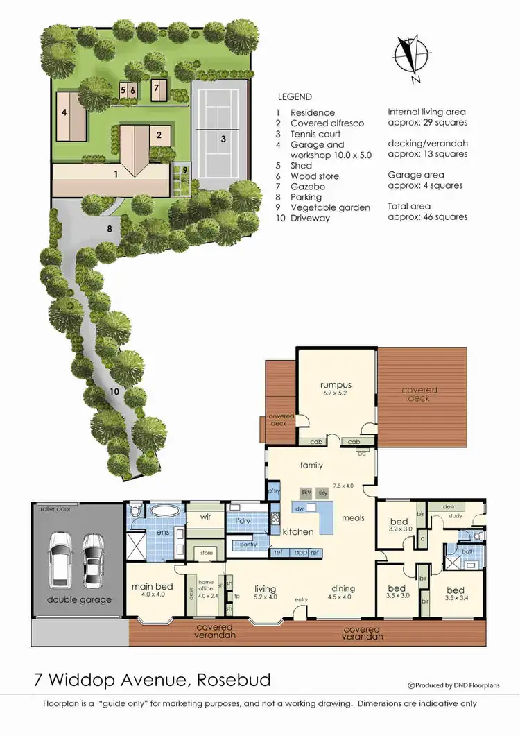 Floorplan of Homely house listing, 7 Widdop Avenue, Rosebud VIC 3939