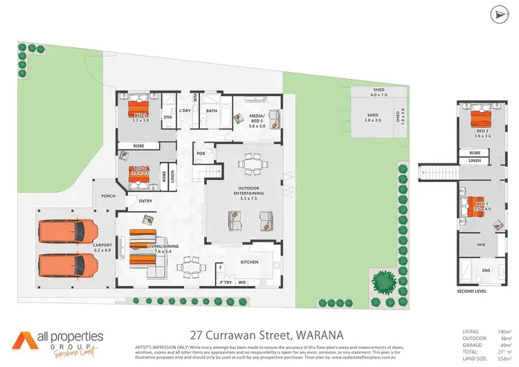 Floorplan of Homely house listing, 27 Currawan Street, Warana QLD 4575