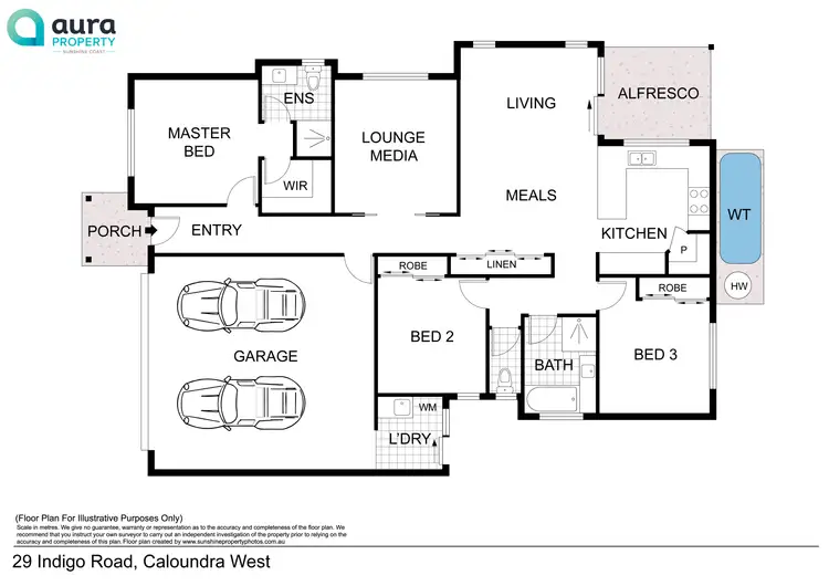 Floorplan of Homely house listing, 29 Indigo Road, Caloundra West QLD 4551