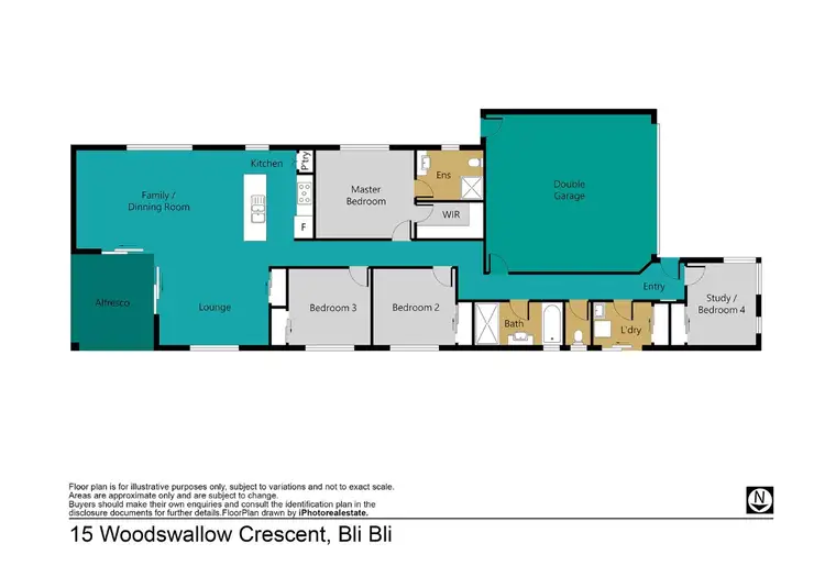 Floorplan of Homely house listing, 15 Woodswallow Crescent, Bli Bli QLD 4560