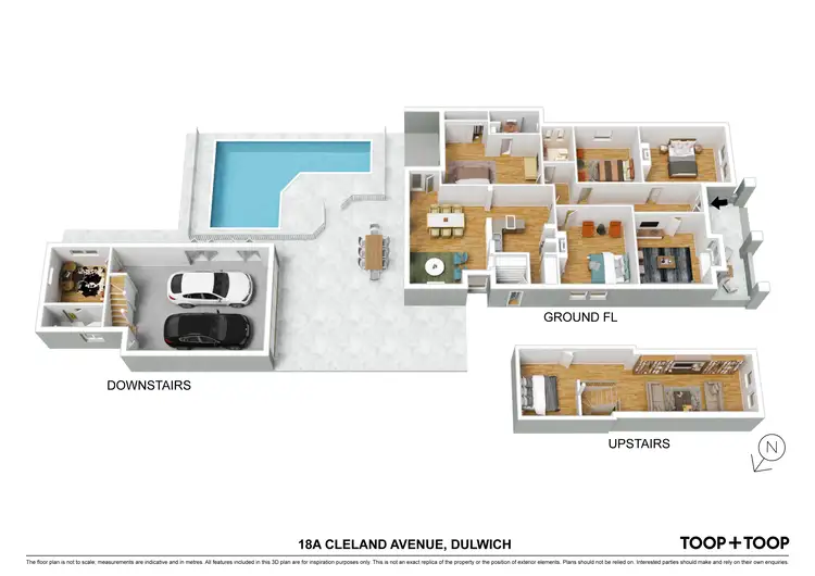 Floorplan of Homely house listing, 18A Cleland Avenue, Dulwich SA 5065