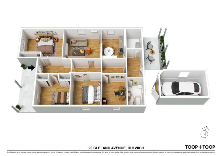 Floorplan of Homely house listing, 20 Cleland Avenue, Dulwich SA 5065