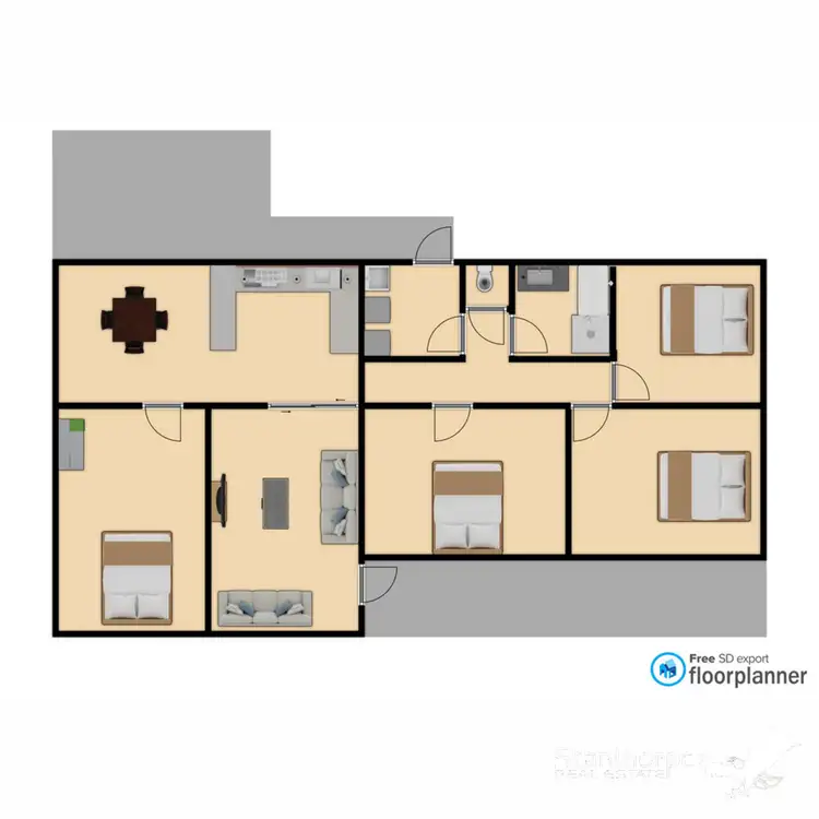 Floorplan of Homely house listing, 10 Manning Street, Stanthorpe QLD 4380