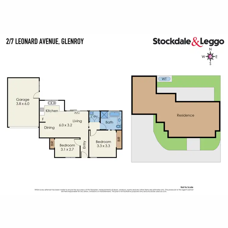 Floorplan of Homely unit listing, 2/7 Leonard Avenue, Glenroy VIC 3046