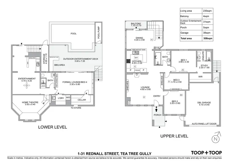 Floorplan of Homely house listing, 1/31 Rednall Street, Tea Tree Gully SA 5091
