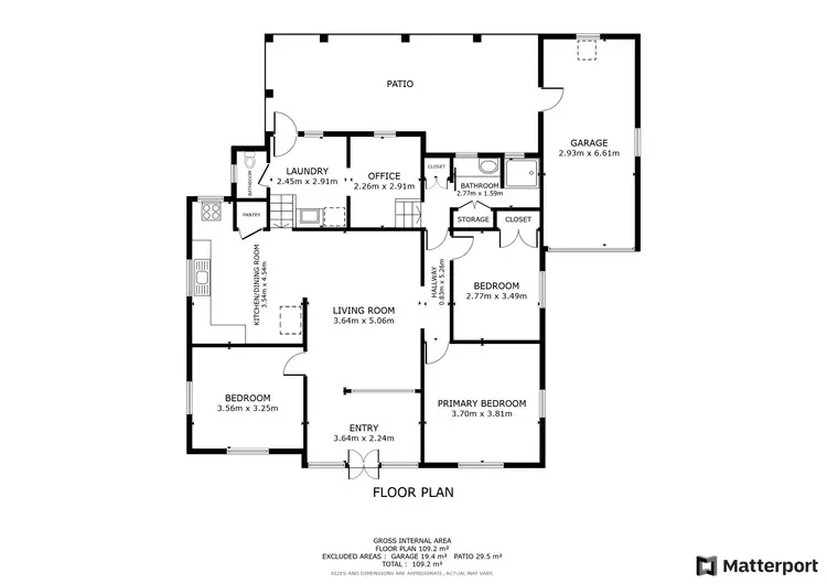Floorplan of Homely house listing, 1 May Street, Walkervale QLD 4670