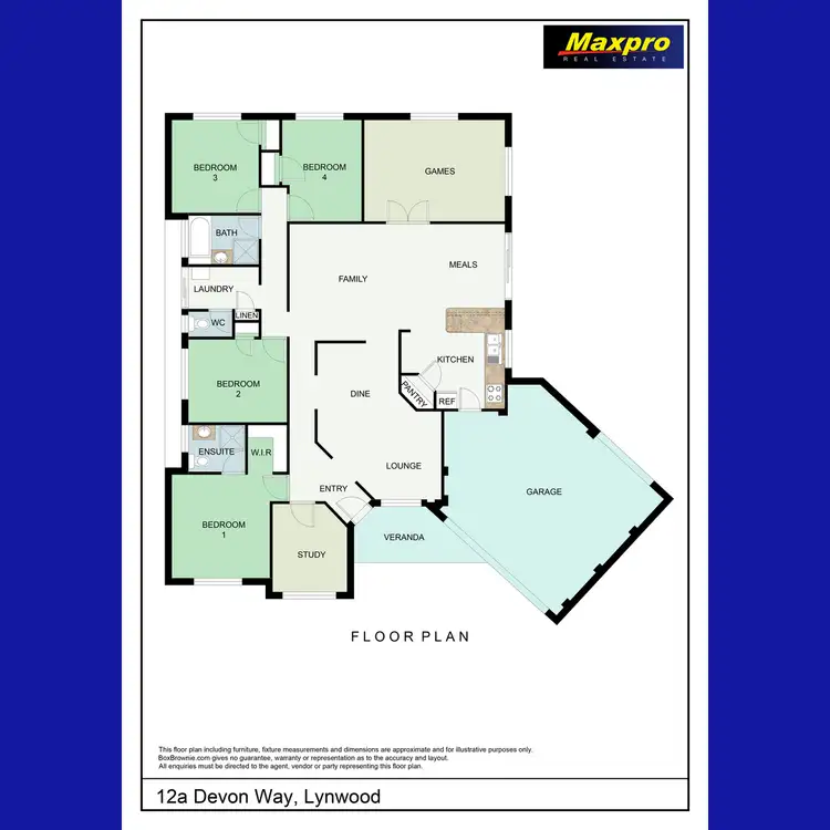 Floorplan of Homely house listing, 12A Devon Way, Lynwood WA 6147
