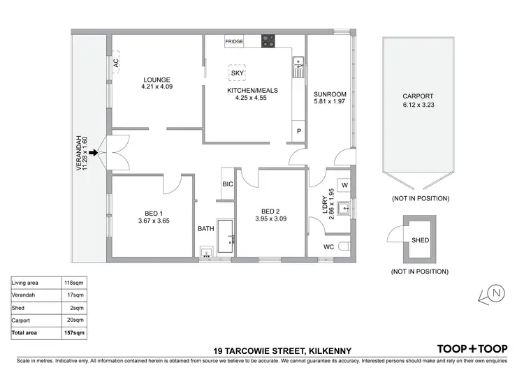 Floorplan of Homely house listing, 19 Tarcowie Street, Kilkenny SA 5009