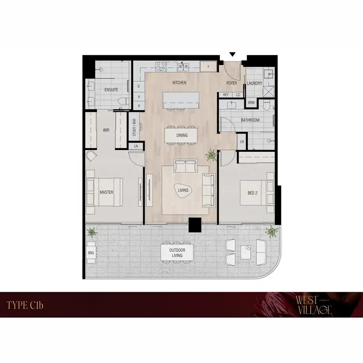 Floorplan of Homely apartment listing, 110/200 Karrinyup Road, Karrinyup WA 6018