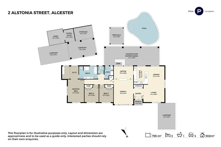 Floorplan of Homely house listing, 2 Alstonia Street, Algester QLD 4115
