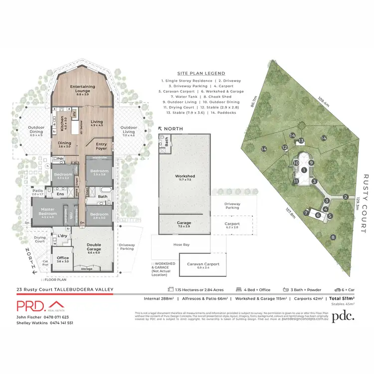 Floorplan of Homely house listing, 23 Rusty Court, Tallebudgera Valley QLD 4228
