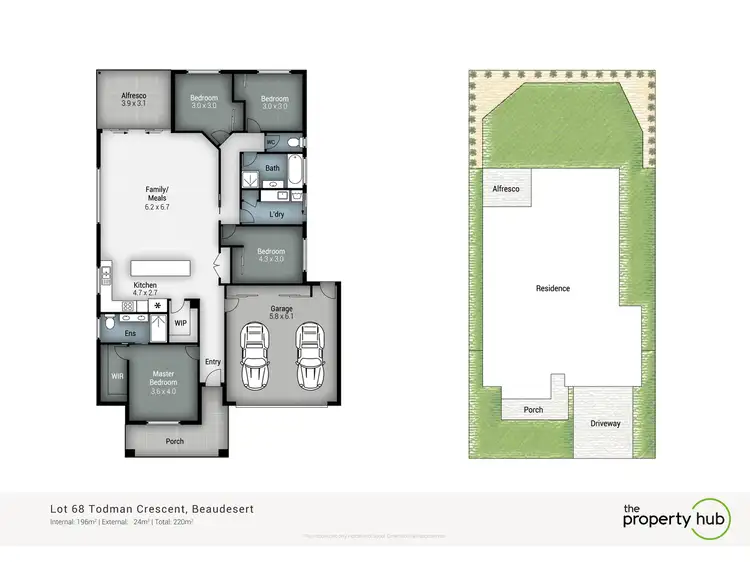 Floorplan of Homely house listing, Lot 68 Todman Crescent, Beaudesert QLD 4285