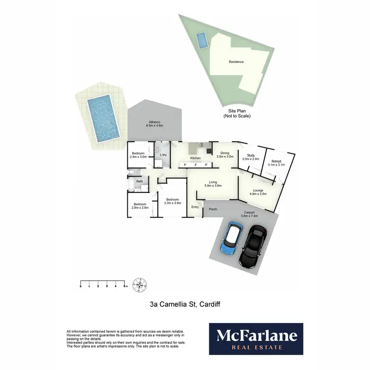 Floorplan of Homely house listing, 3a Camellia Street, Cardiff NSW 2285