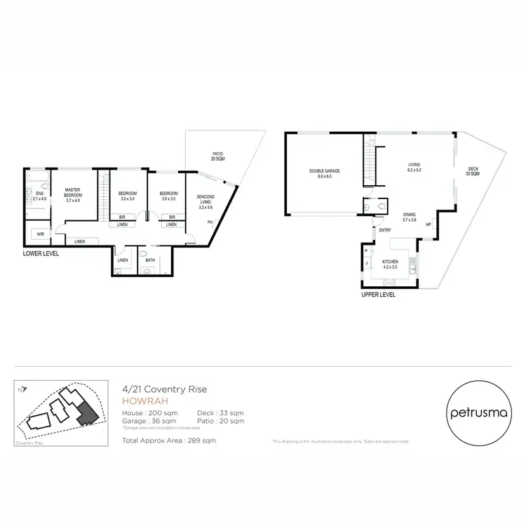 Floorplan of Homely unit listing, 4/21 Coventry Rise, Howrah TAS 7018