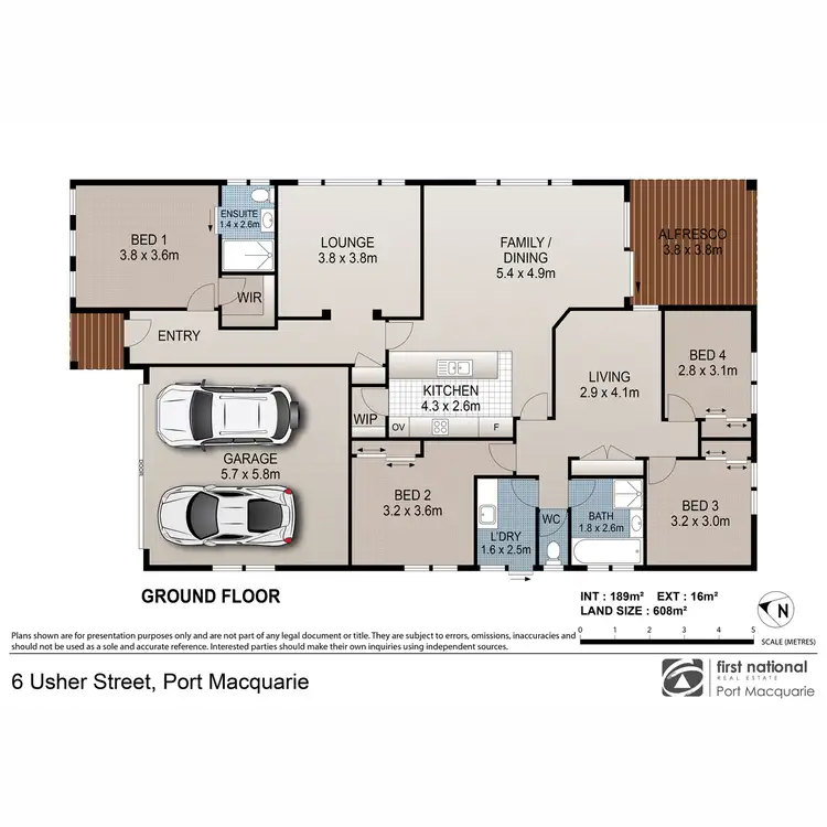 Floorplan of Homely house listing, 6 Usher Street, Port Macquarie NSW 2444