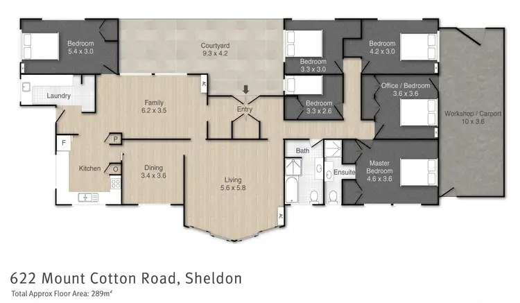 Floorplan of Homely house listing, 622 Mount Cotton Road, Sheldon QLD 4157