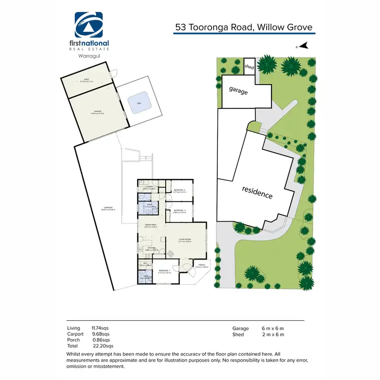 Floorplan of Homely house listing, 53 Tooronga Road, Willow Grove VIC 3825