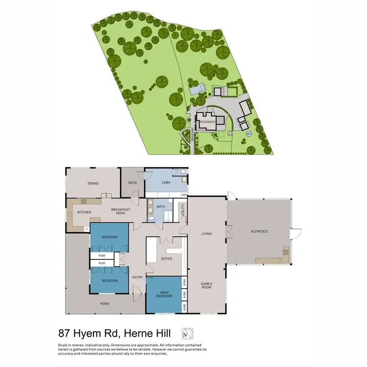 Floorplan of Homely house listing, 87 Hyem Road, Herne Hill WA 6056
