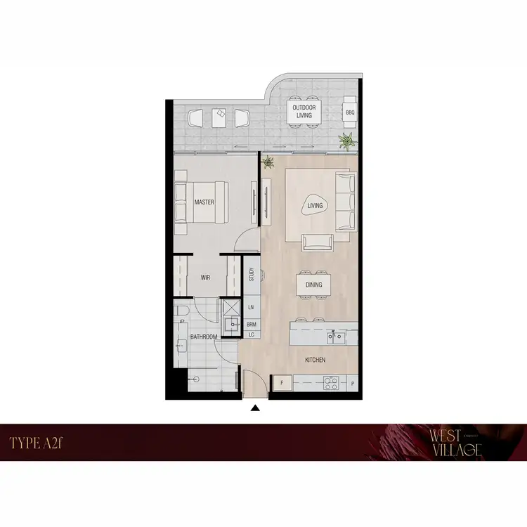 Floorplan of Homely apartment listing, 1204/200 Karrinyup Road, Karrinyup WA 6018