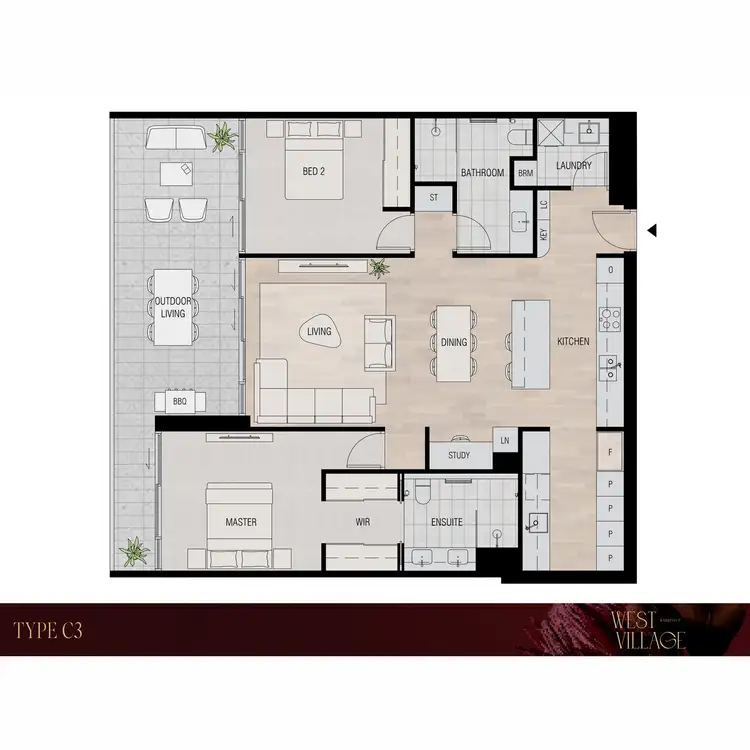 Floorplan of Homely apartment listing, 602/200 Karrinyup Road, Karrinyup WA 6018