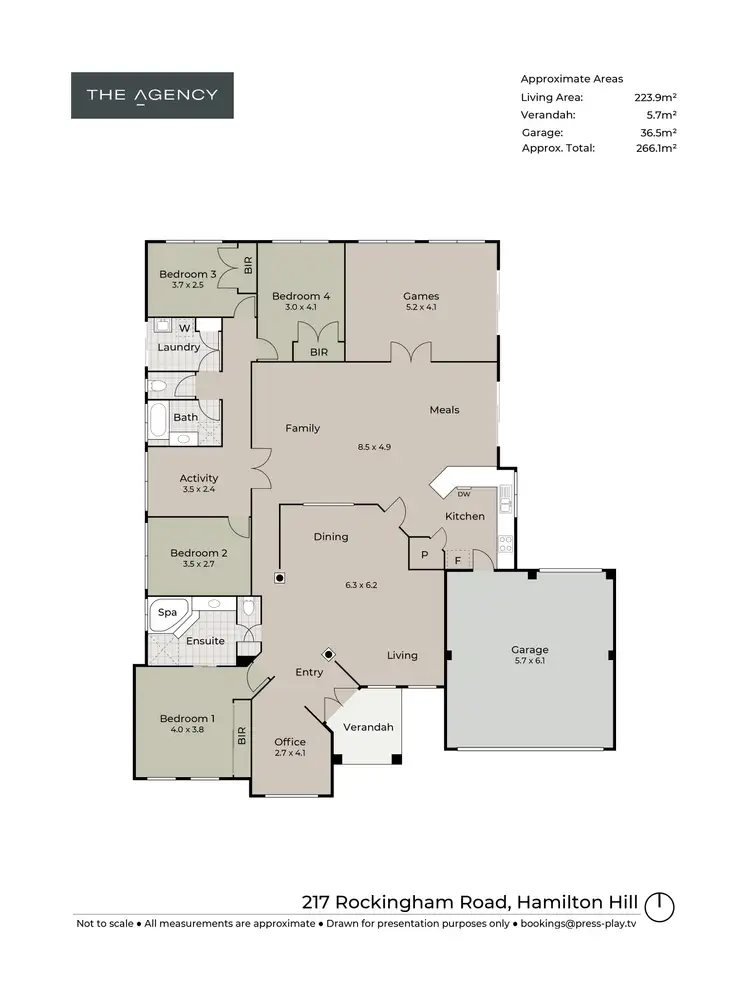 Floorplan of Homely house listing, 217 Rockingham Road, Hamilton Hill WA 6163