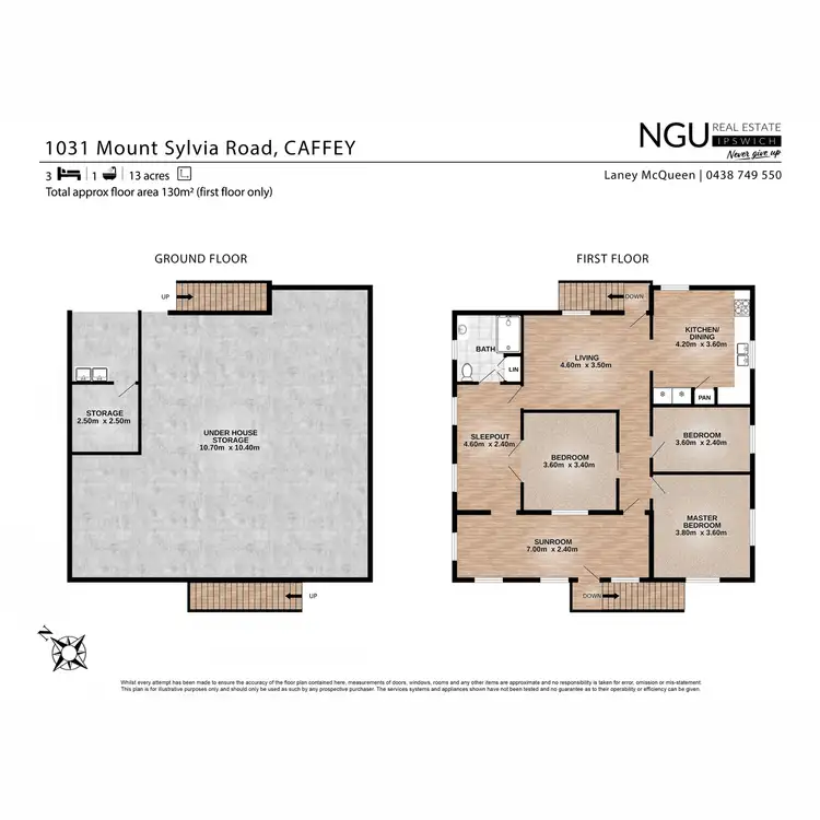 Floorplan of Homely house listing, 1031 Mount Sylvia Road, Caffey QLD 4343