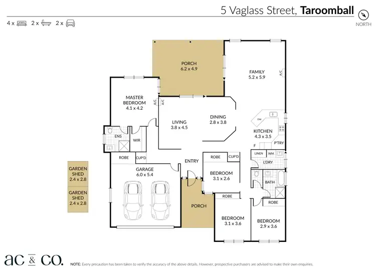 Floorplan of Homely house listing, 5 Vaglass Street, Taroomball QLD 4703