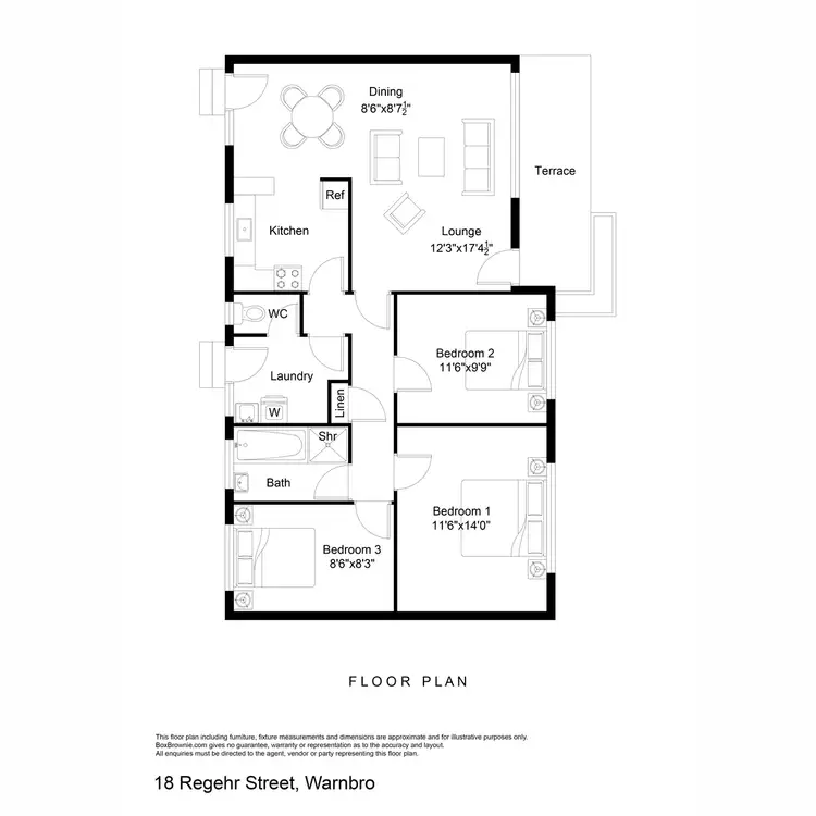 Floorplan of Homely house listing, 18 Regehr Street, Warnbro WA 6169