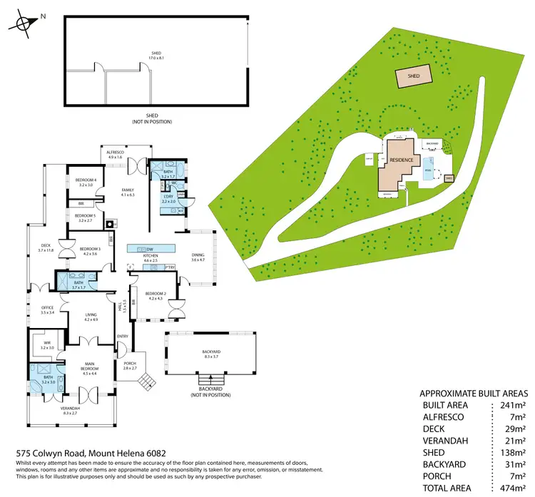 Floorplan of Homely house listing, 575 Colwyn Road, Mount Helena WA 6082