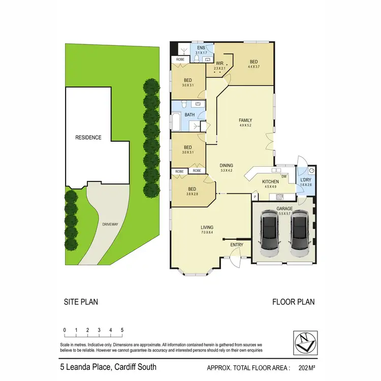 Floorplan of Homely house listing, 5 Leanda Place, Cardiff South NSW 2285