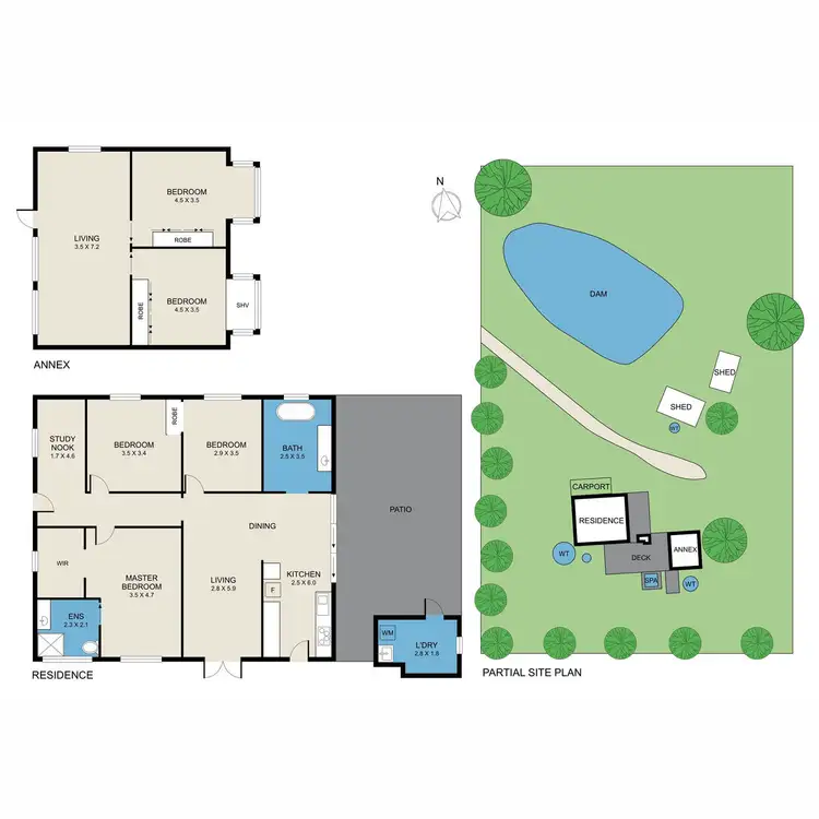 Floorplan of Homely rural property listing, 159 Majors Lane, Keinbah NSW 2320