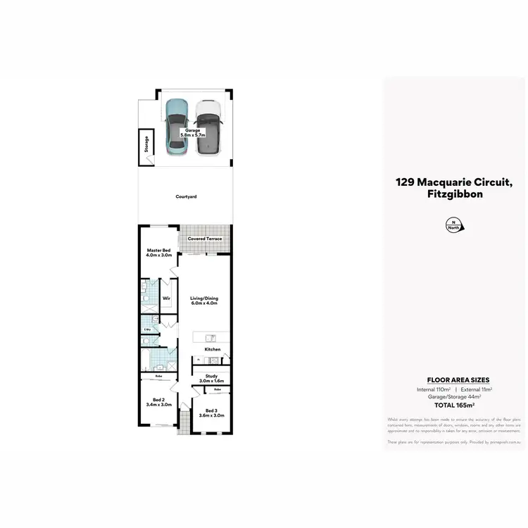 Floorplan of Homely house listing, 129 Macquarie Circuit, Fitzgibbon QLD 4018