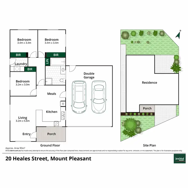 Floorplan of Homely house listing, 20 Heales Street, Mount Pleasant VIC 3350