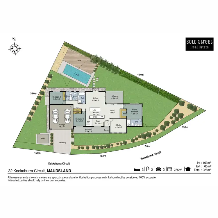 Floorplan of Homely house listing, 32 Kookaburra Circuit, Maudsland QLD 4210
