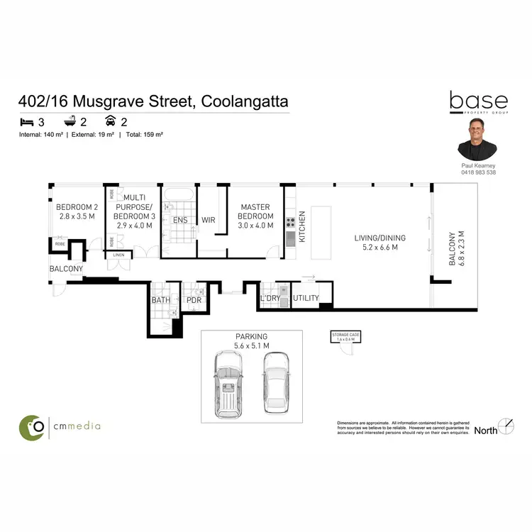Floorplan of Homely apartment listing, 402/16 Musgrave Street, Coolangatta QLD 4225