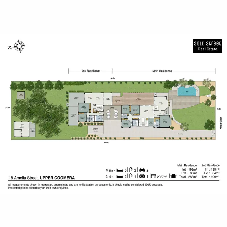 Floorplan of Homely house listing, 18 Amelia Street, Upper Coomera QLD 4209