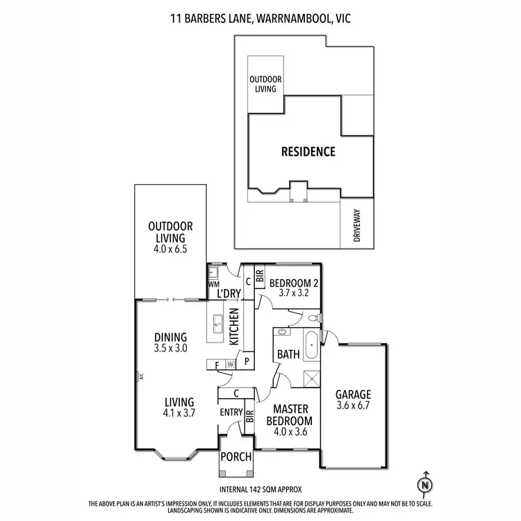 Floorplan of Homely house listing, 11 Barbers Lane, Warrnambool VIC 3280