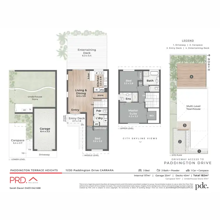 Floorplan of Homely townhouse listing, 11/20 Paddington Drive, Carrara QLD 4211