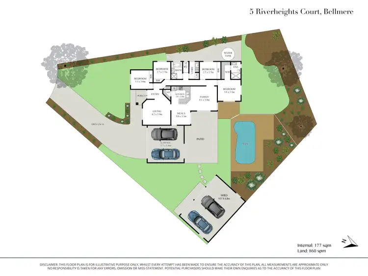 Floorplan of Homely house listing, 5 Riverheights Court, Bellmere QLD 4510