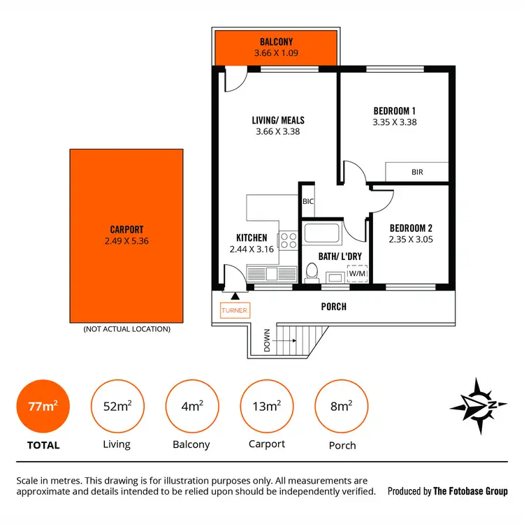 Floorplan of Homely unit listing, 5/4 Grove Avenue, Everard Park SA 5035