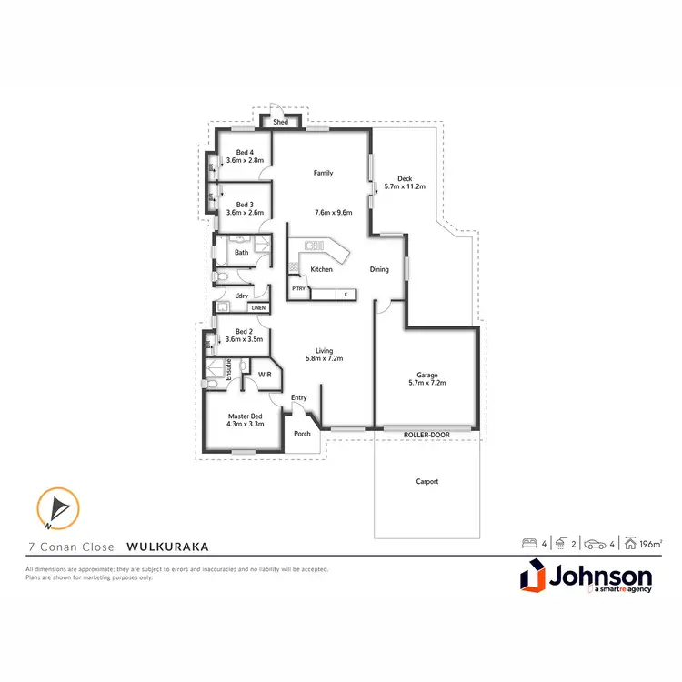 Floorplan of Homely house listing, 7 Conan Close, Wulkuraka QLD 4305