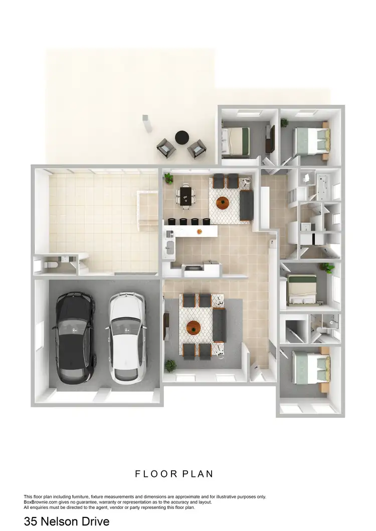 Floorplan of Homely house listing, 35 Nelson Drive, Griffith NSW 2680