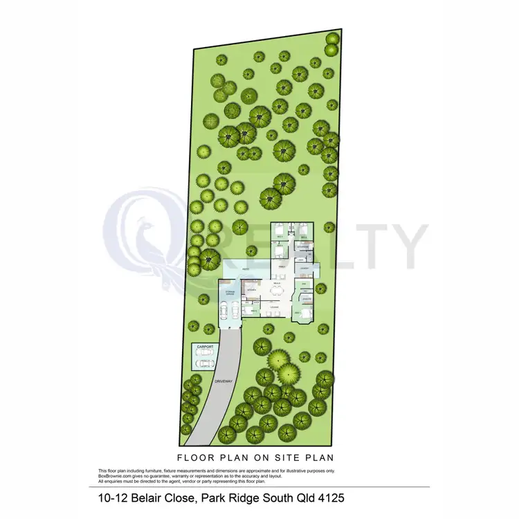 Floorplan of Homely house listing, 10 - 12 Belair Close, Park Ridge South QLD 4125